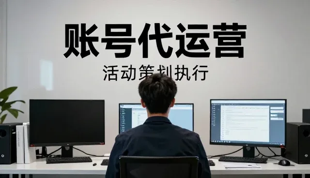 活动策划执行账号代运营:选、用、管三步走